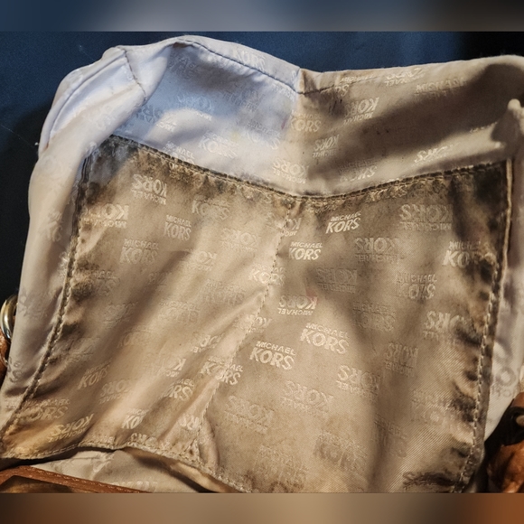 Michael Kors 2 Way Shoulder Bag 35T2GBKM2L Handle Leather Brown- VIETNAM - READ - Picture 5 of 11